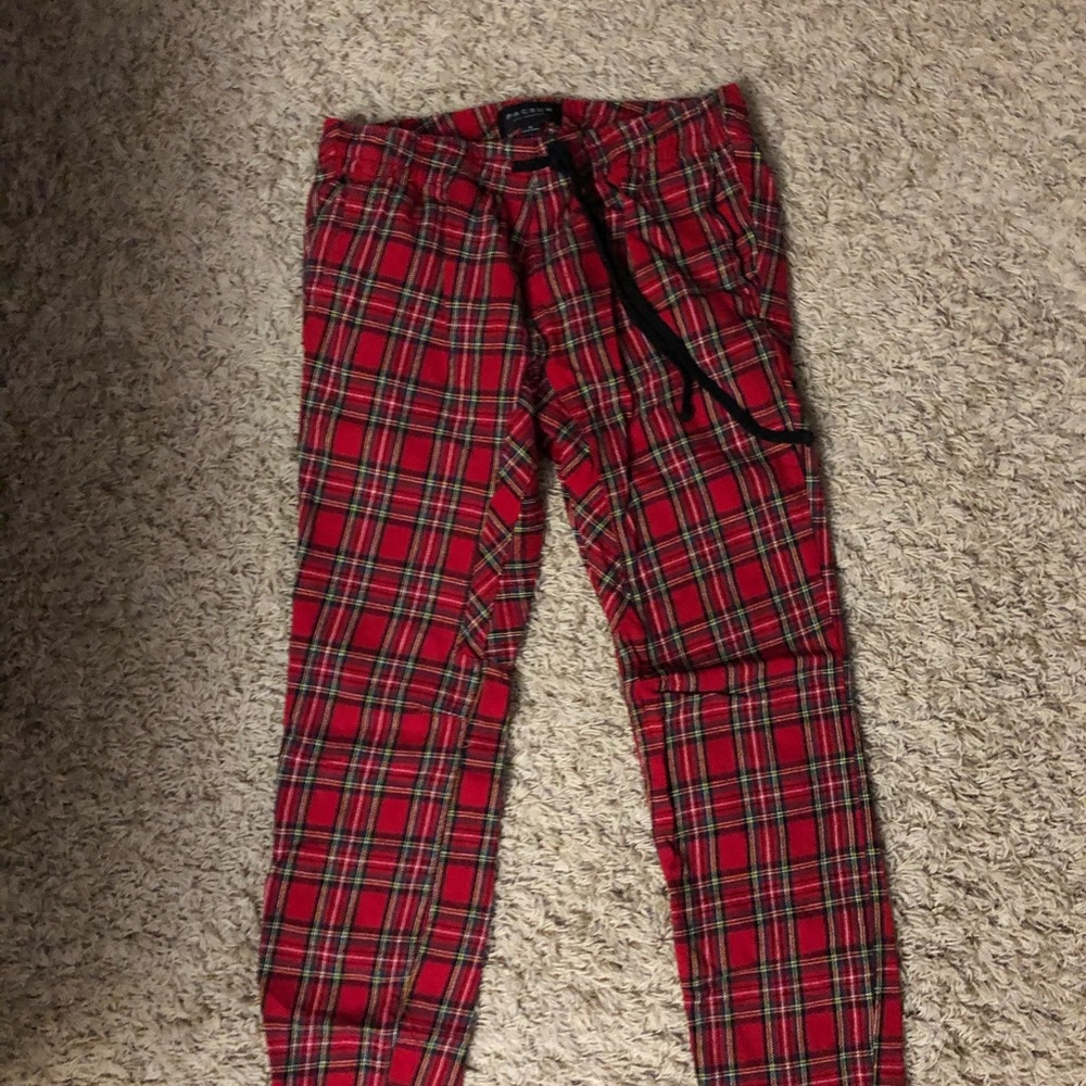Plaid pants